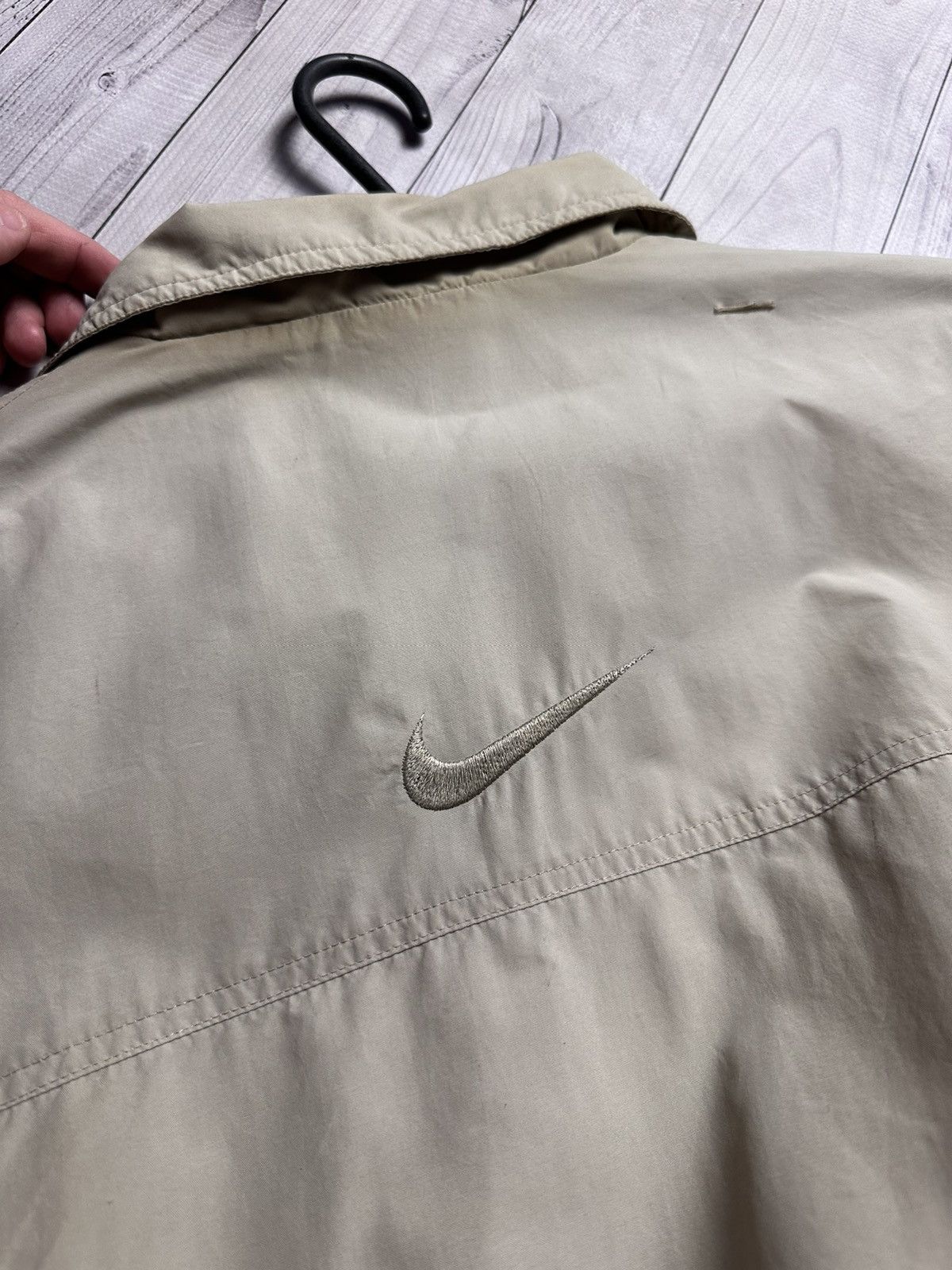Nike × Vintage Vintage Nike light jacket logo size XL distressed big swoosh Size US XL / EU 56 / 4 - 3 Thumbnail
