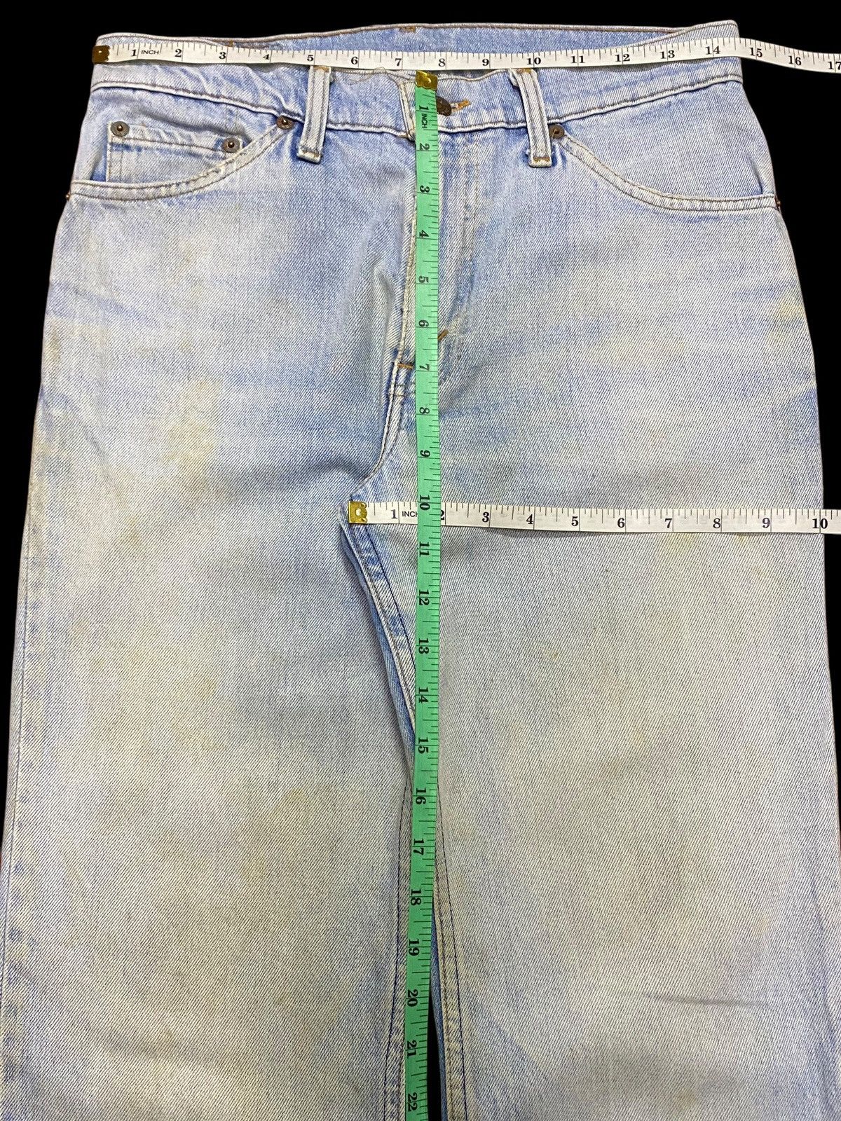 Levi's Vintage Levis 550 80/90s Faded Grunge Distressed Loose Jeans Size US 29 - 18 Thumbnail