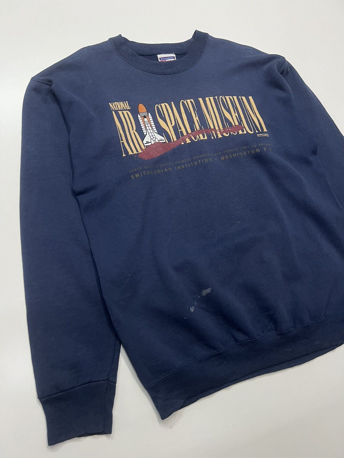 Hanes VINTAGE NATIONAL AIR SPACE MUSEUM SWEATSHIRT Size US L / EU 52-54 / 3 - 2 Thumbnail