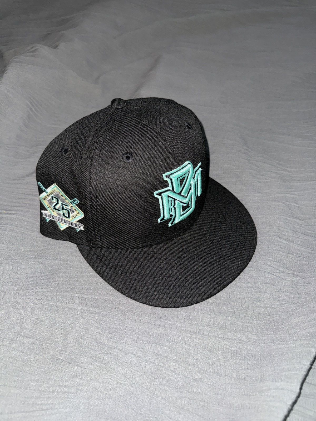 New Era Milwaukee Brewers fitted hat 7 3/8 Size ONE SIZE - 1 Thumbnail
