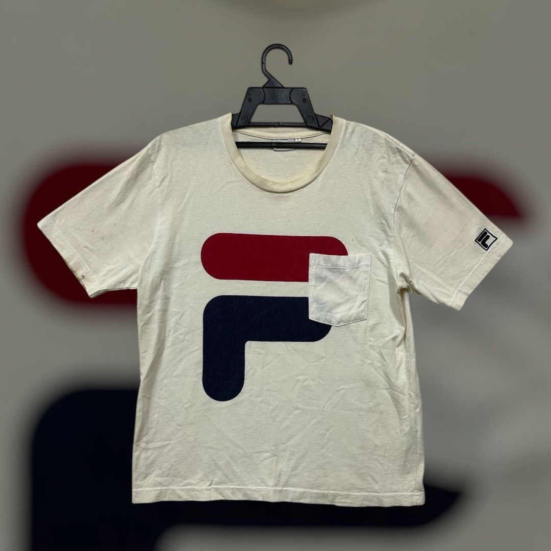 Bjorn Borg × Fila × Vintage Vintage Fila Big Logo Poket Shirt Size US L / EU 52-54 / 3 - 1 Thumbnail