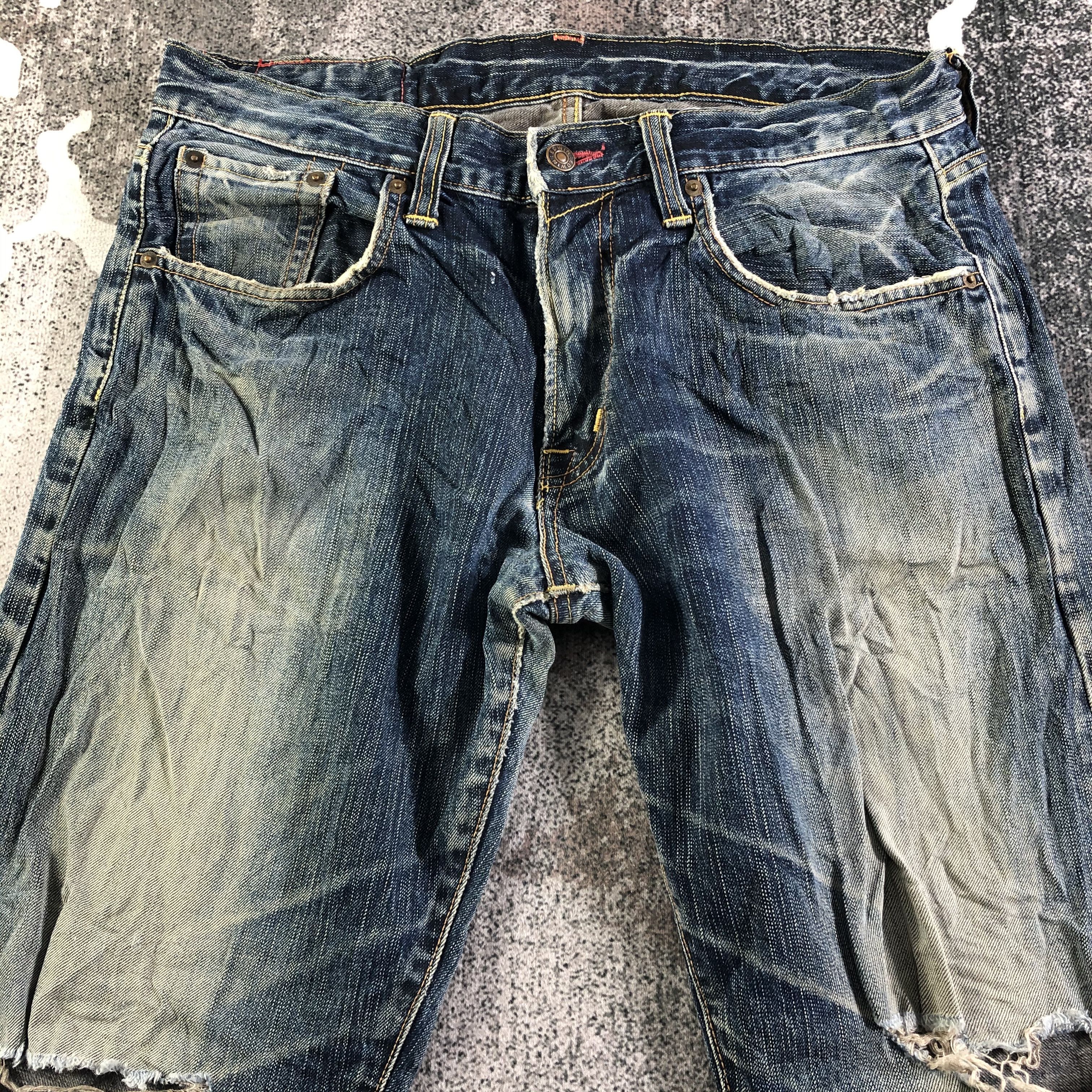 Edwin Vintage Edwin 504 Jeans Distressed Denim KJ3080 Size US 32 / EU 48 - 3 Thumbnail