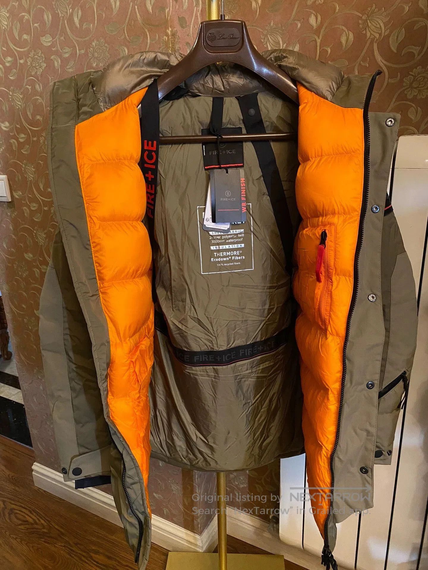 Bogner Green Parka with Hood and Multiple Pockets. Size US M / EU 48-50 / 2 - 3 Thumbnail