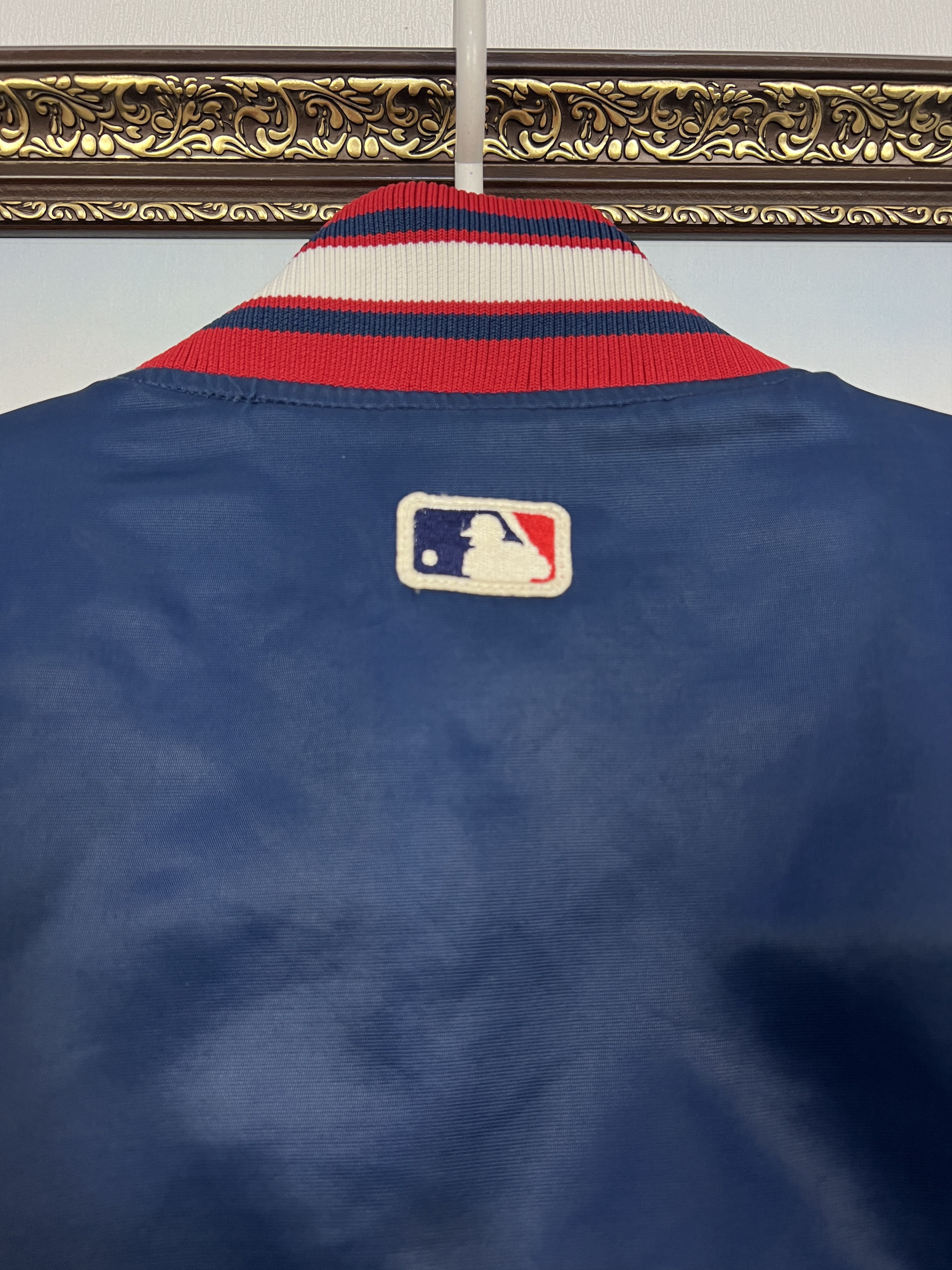 Starter Vintage 90's Starter MLB Atlanta Braves Starter Satin Bomber Size US L / EU 52-54 / 3 - 15 Thumbnail