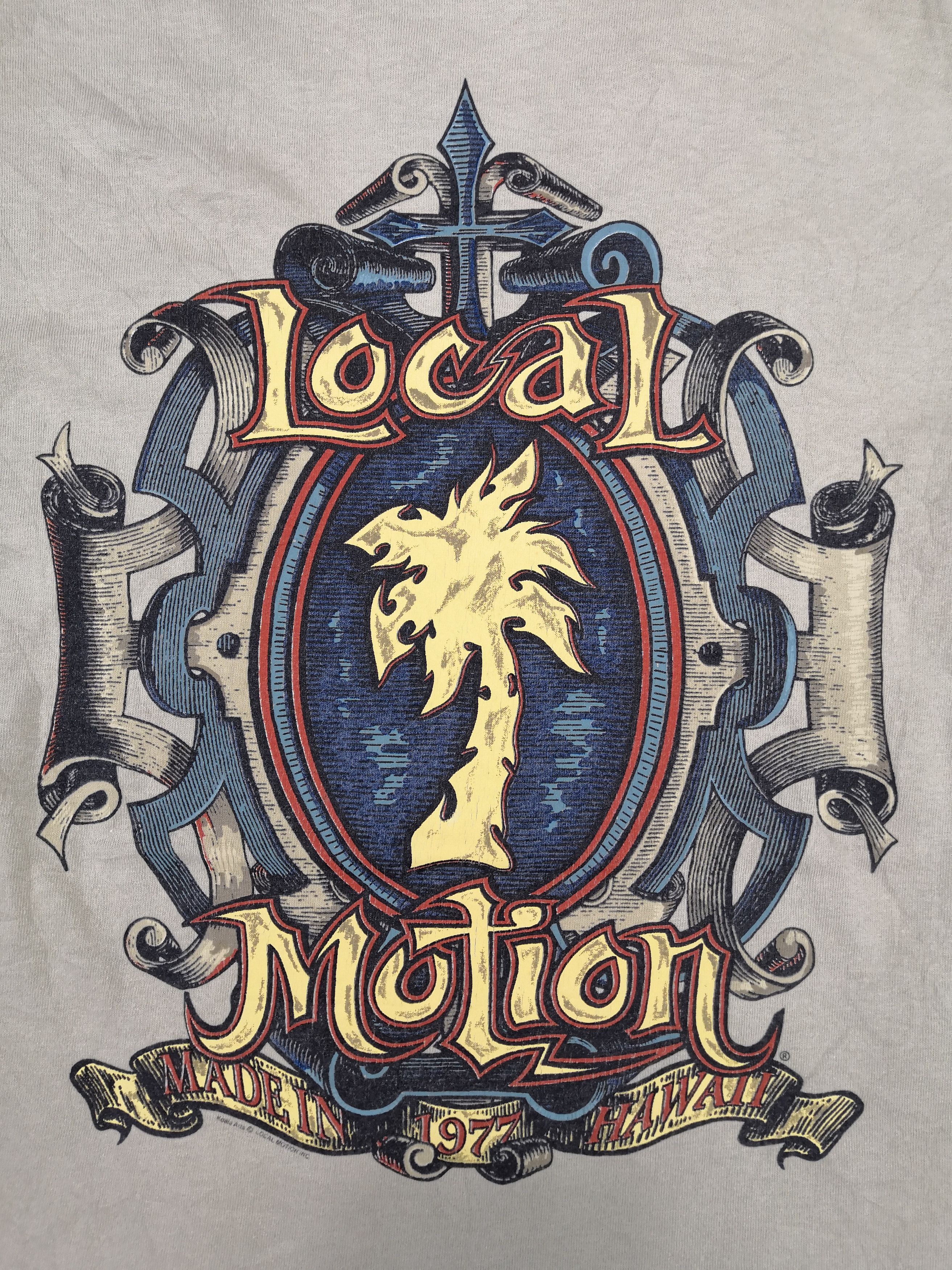 Vintage Vintage 90's Local Motion T-shirt Hawaii Surf Crewneck Tees Size US M / EU 48-50 / 2 - 5 Thumbnail