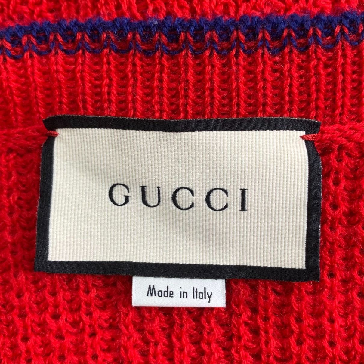 Gucci red wool gucci knitwear Size S / US 4 / IT 40 - 2 Thumbnail
