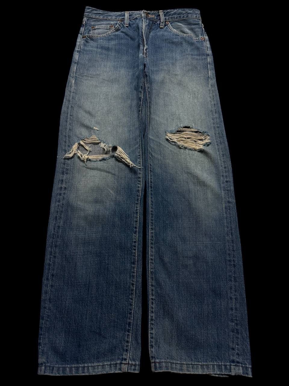 SICK 90s Big John Distressed Thrashed Faded Baggy Jeans