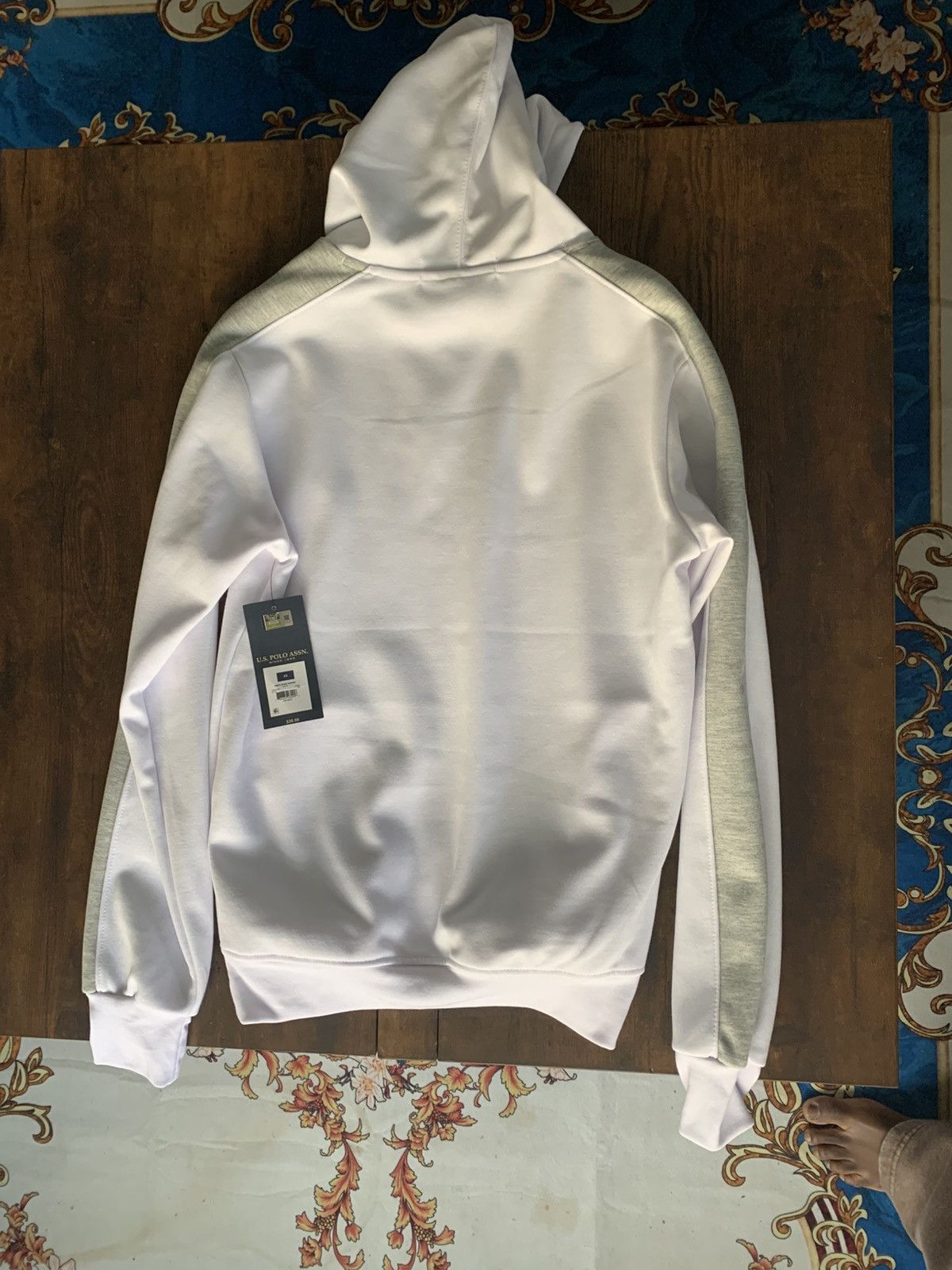U.S. Polo Assn. White ASGSCA hoodie Size US XS / EU 42 / 0 - 8 Thumbnail