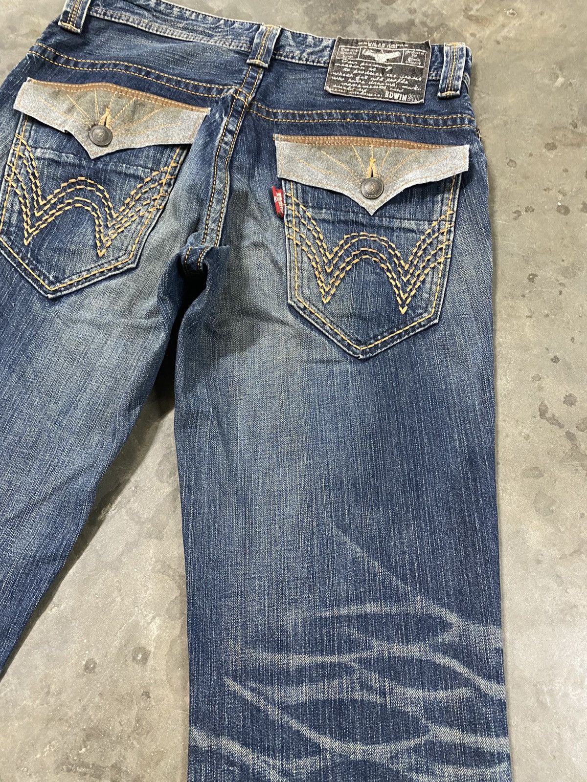 Edwin Flare Jeans Edwin Japan 431XVS Boot Cut @284 Size US 31 - 6 Thumbnail