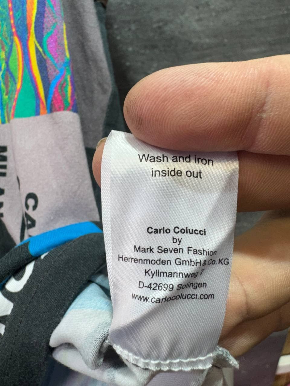 Carlo Colucci Carlo Colucci Tee multi logo Size US M / EU 48-50 / 2 - 7 Thumbnail