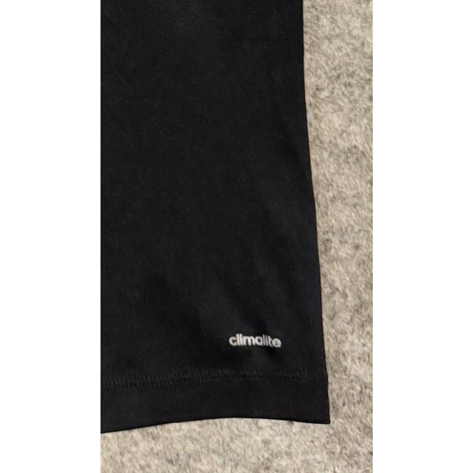 Adidas Adidas Top Womens Small Abstract Climalite T-Shirt Short Sleeve 100% Polyester Black Size S / US 4 / IT 40 - 5 Thumbnail