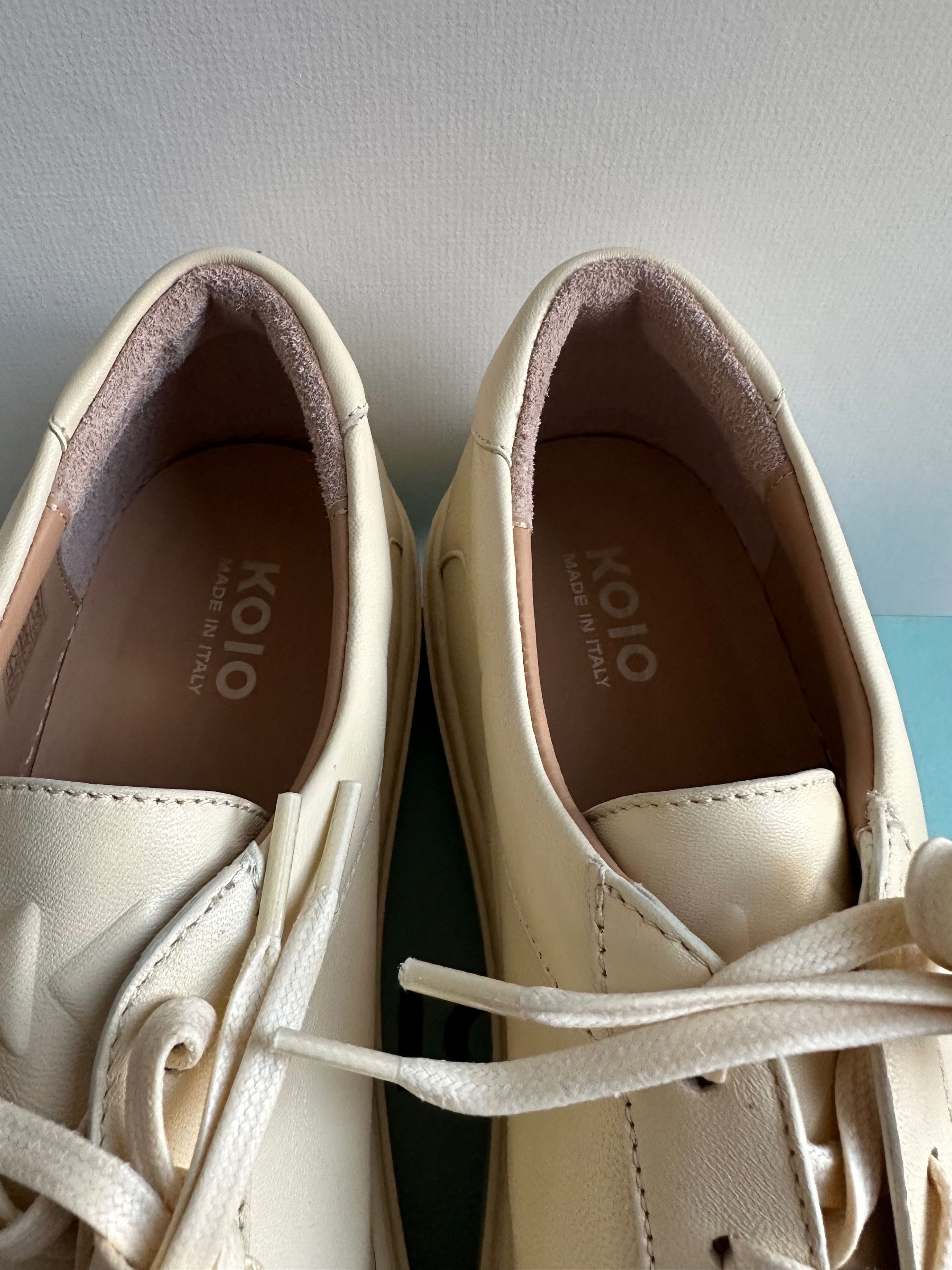 Koio Vintage Koio Capri Leather Sneakers - Vanilla - US14 (NIB) Size US 14 / EU 47 - 10 Thumbnail