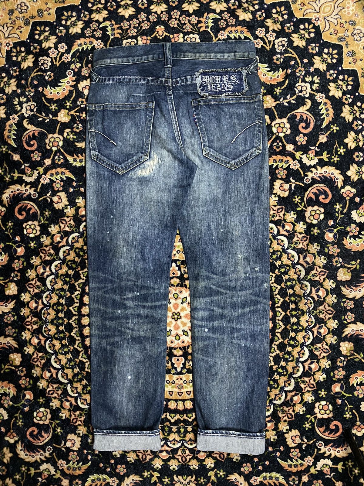 FranCisT MOR.K.S RARE! Francist Mor.k.s selvedge disteressed denim Size US 30 / EU 46 - 10 Thumbnail