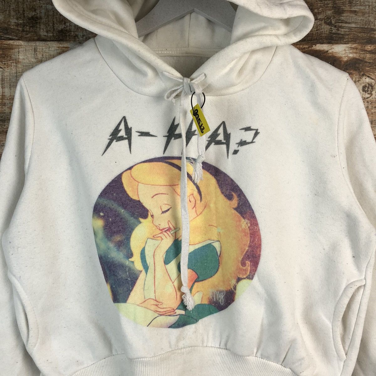 Japanese Brand DL Alice In Wonderland Darkweb A-HA croptop Hoodie #A2513 Size S / US 4 / IT 40 - 5 Thumbnail