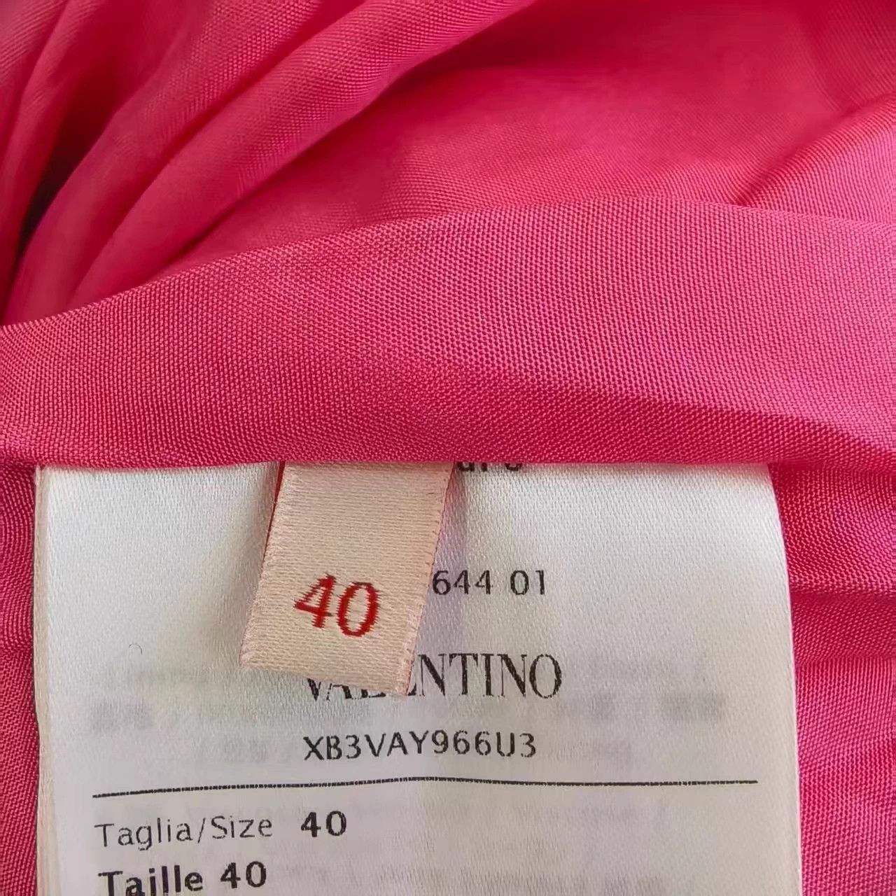 Valentino Valentino letter logo tweed crewneck short pink women's Size M / US 6-8 / IT 42-44 - 4 Thumbnail