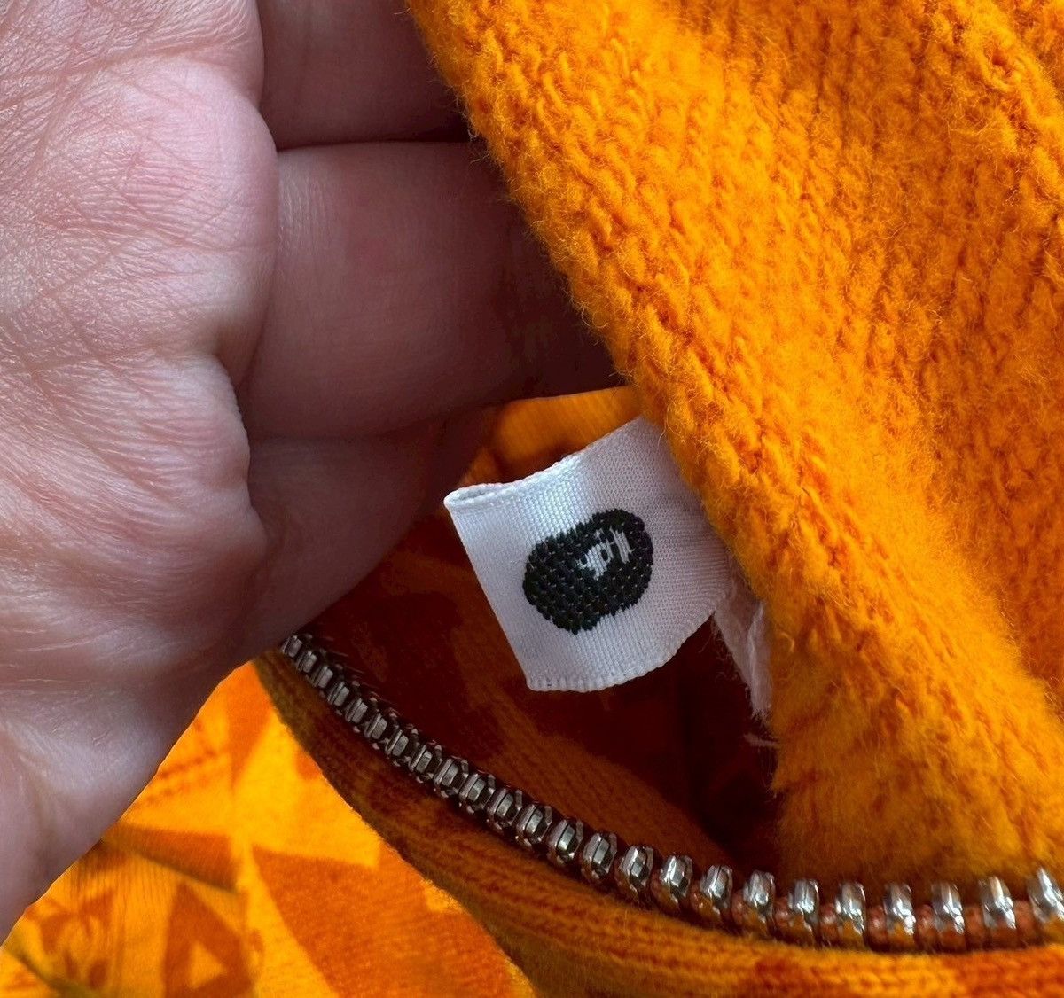Bape BAPE Old tag full zip hoodie orange Size US XL / EU 56 / 4 - 4 Thumbnail