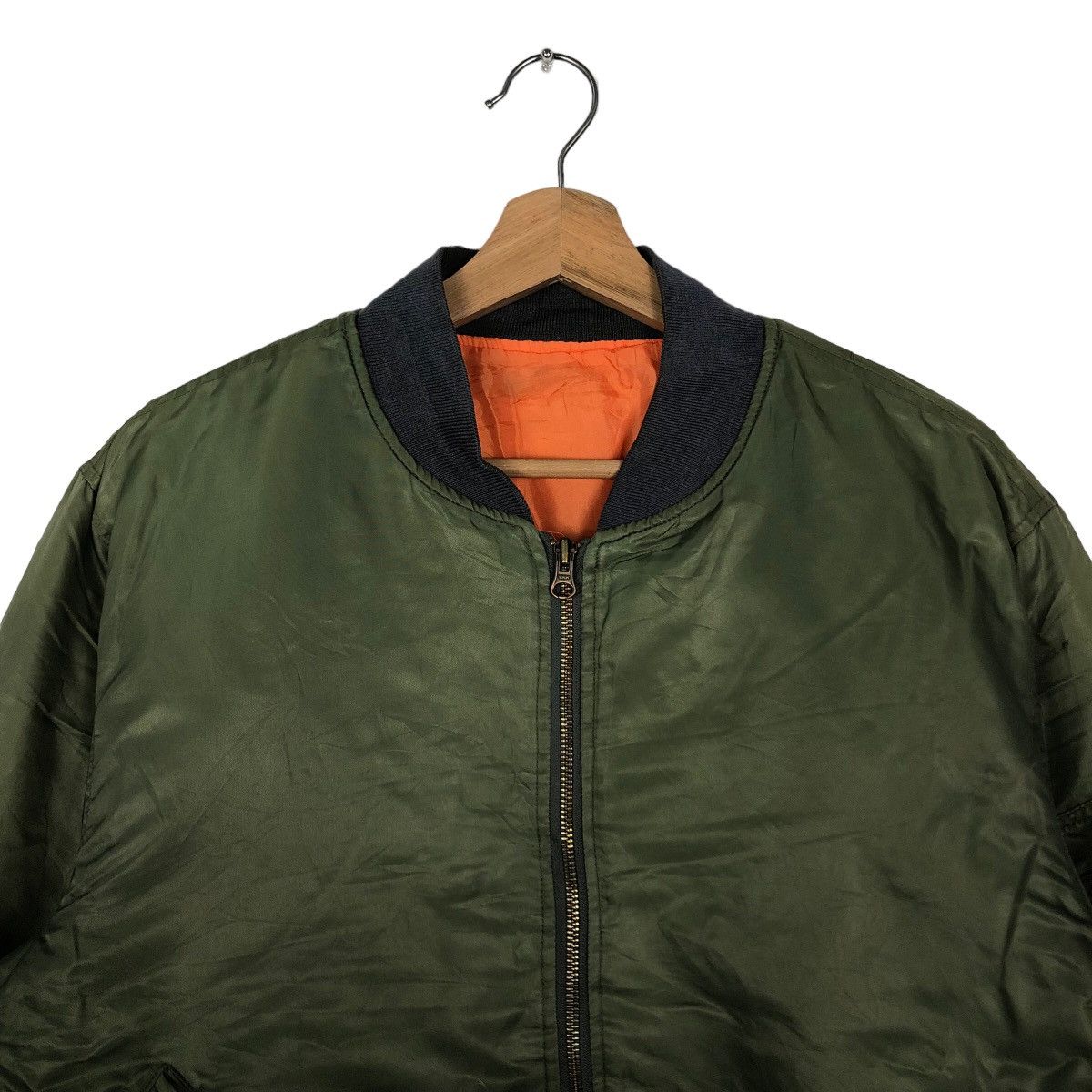 Japanese Brand 🔥90’s Riot Riot Vintage Bomber Jacket Military Design Size US M / EU 48-50 / 2 - 3 Thumbnail