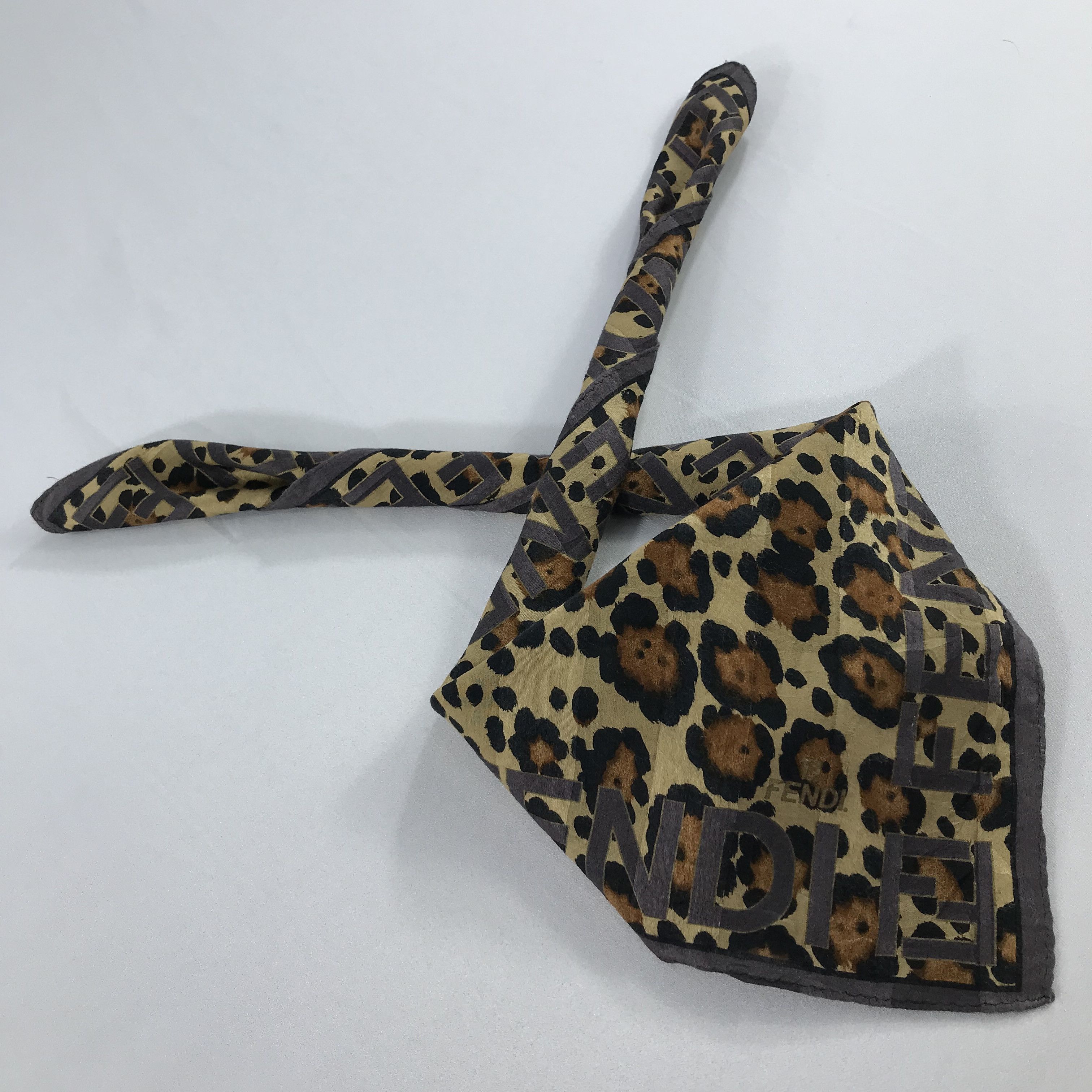 Vintage Vintage Fendi Bandana / Handkerchief / Neckerchief - S1998 Size ONE SIZE - 4 Thumbnail