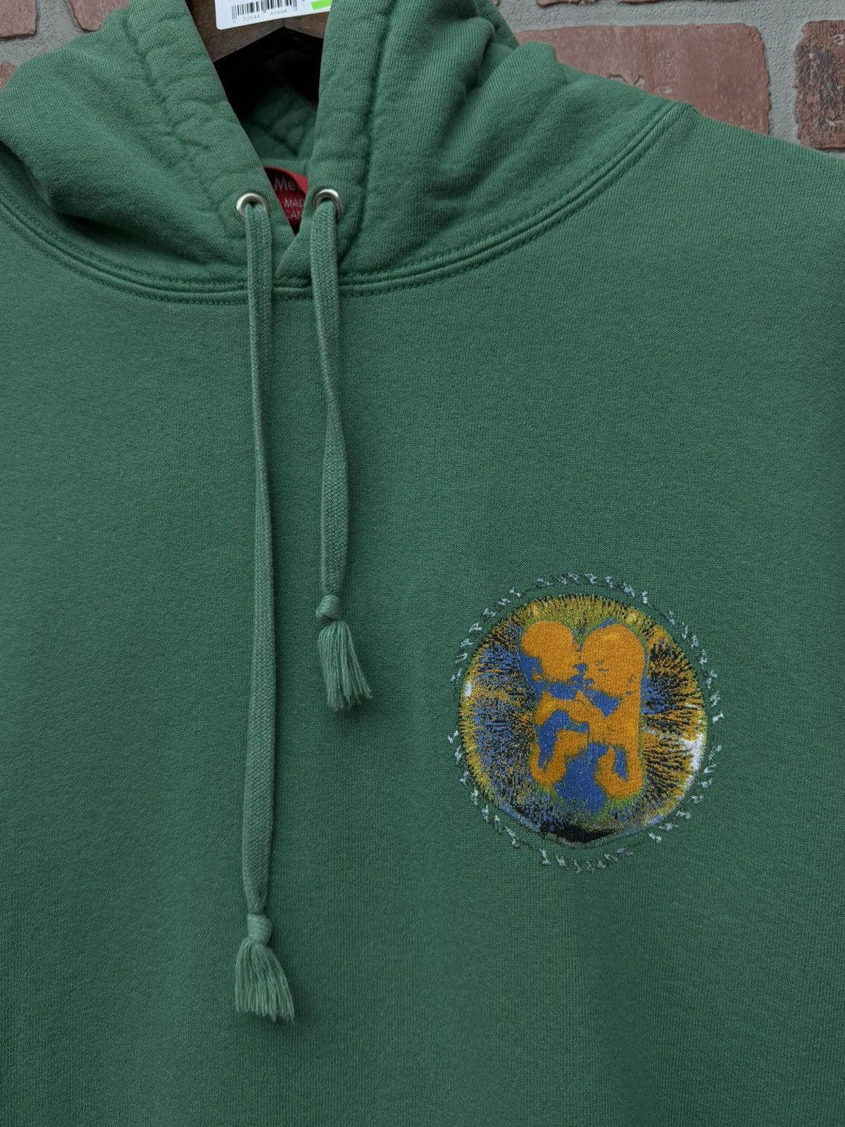 Supreme Size M - Supreme Embryo Hooded Sweatshirt Pine Green Size US M / EU 48-50 / 2 - 4 Thumbnail