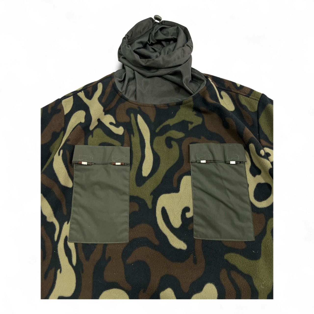 Maharishi Vintage Maharishi Half Zipper Fleece Camouflage Size US M / EU 48-50 / 2 - 8 Thumbnail