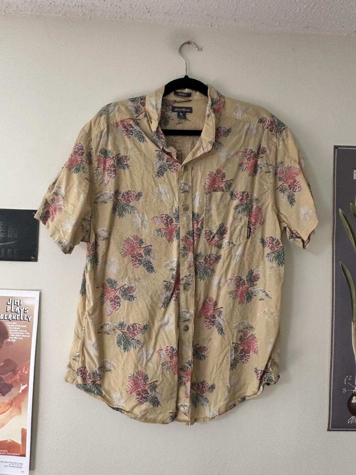 Eddie Bauer Floral Eddie Bauer Shirt Size US XL / EU 56 / 4 - 1 Thumbnail