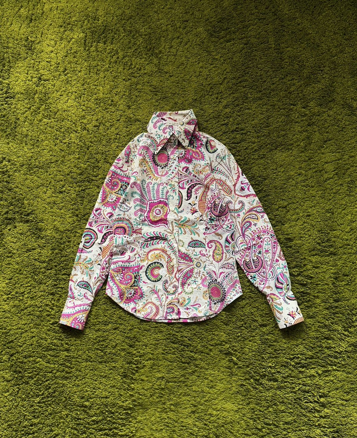 Designer × Etro Etro iconic floral pattern blouse shirt Size M / US 6-8 / IT 42-44 - 1 Thumbnail