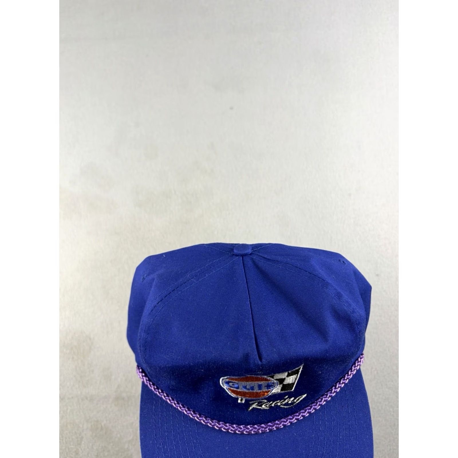 NASCAR VINTAGE Gulf Racing Hat SnapBack Cap Blue Embroidered Logo NASCAR 90s Men One Size"} Size ONE SIZE - 3 Thumbnail
