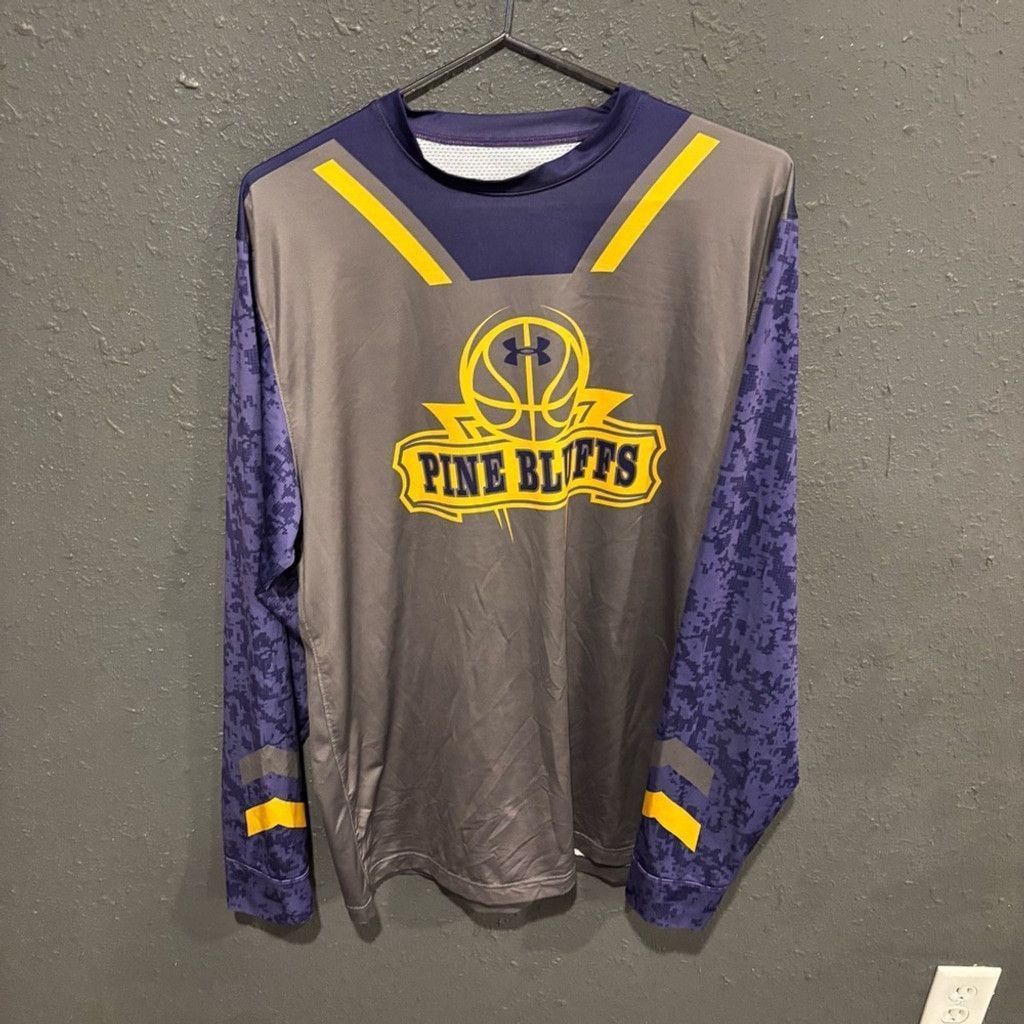Under Armour Pine Bluffs Long Sleeve Under Armor Sports Jersey Size US L / EU 52-54 / 3 - 1 Thumbnail