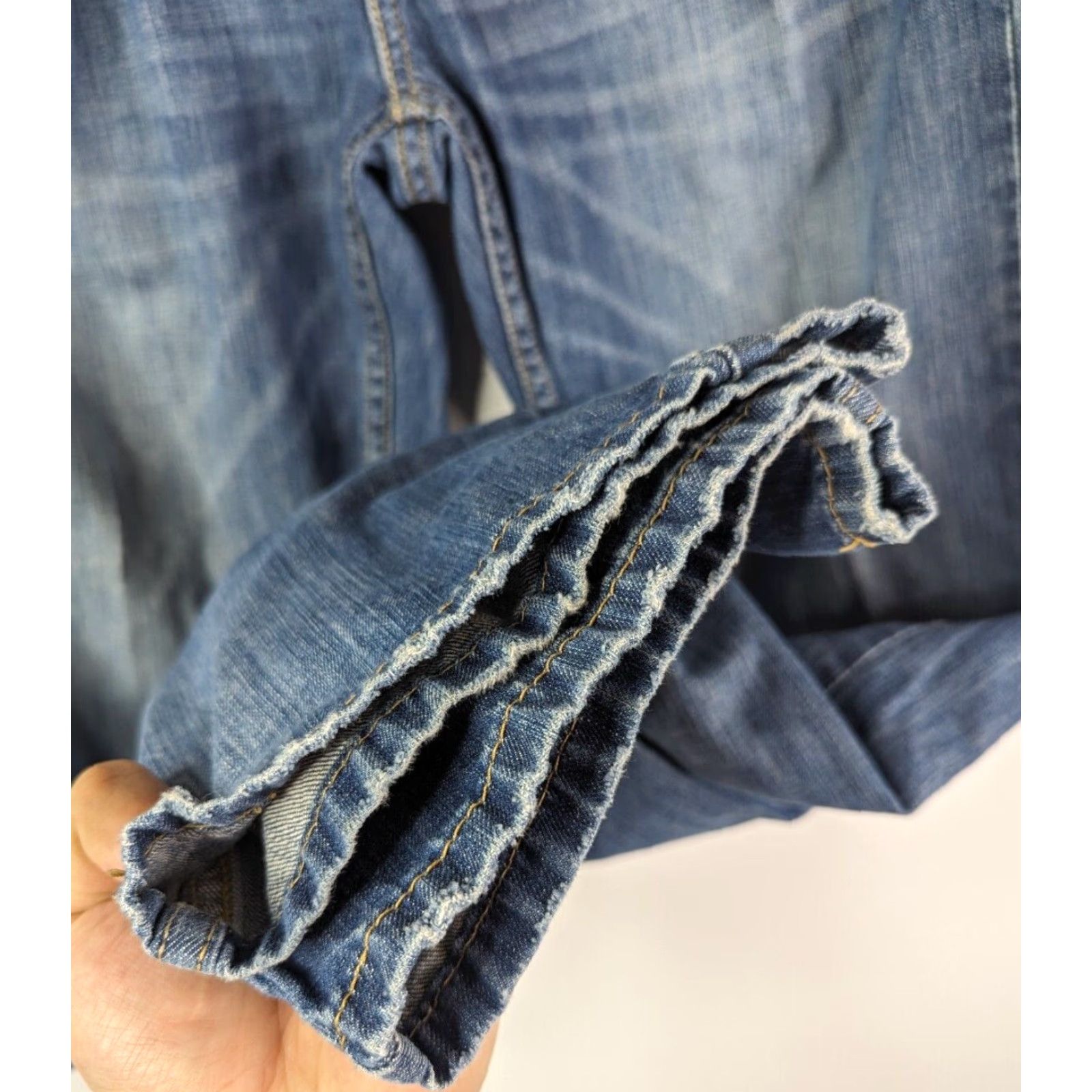 Levi's Levis 559 Jeans Mens 31x30 Relaxed Straight Fit Blue Baggy Whiskered Y2K Size US 31 - 3 Thumbnail