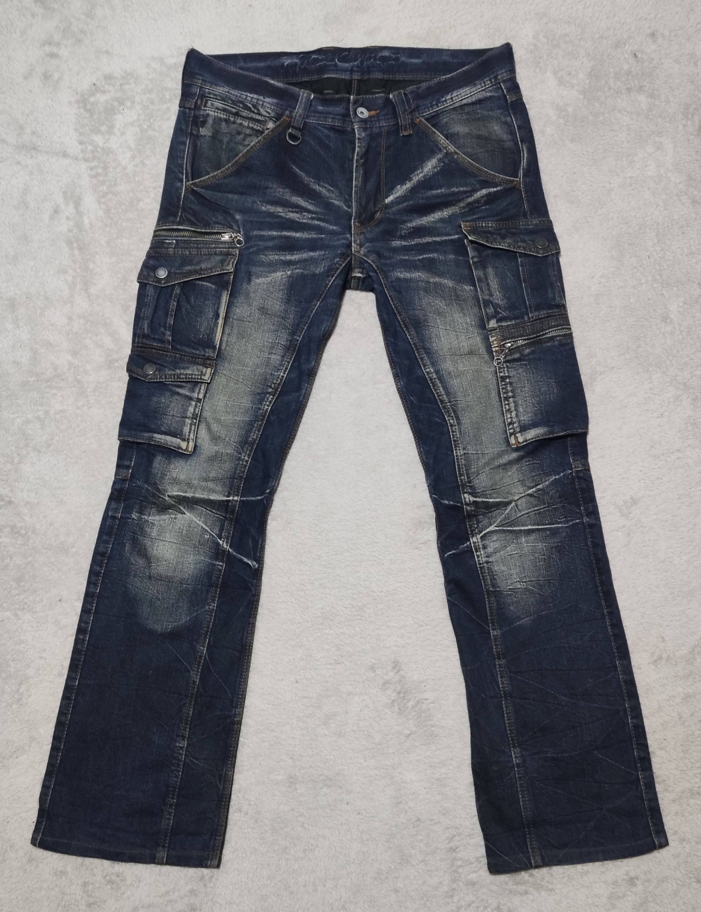 Undercover UNDERCOVER BLACK CARGO DENIM AW03 PAPERDOLL | Grailed