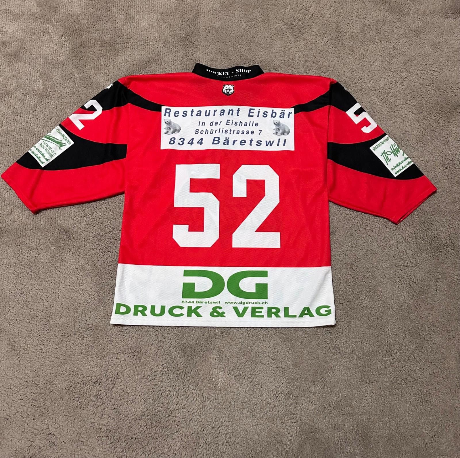 Designer EHC Dürnten Vikings Hockey Jersey Shirt Sz S Size ONE SIZE - 6 Thumbnail