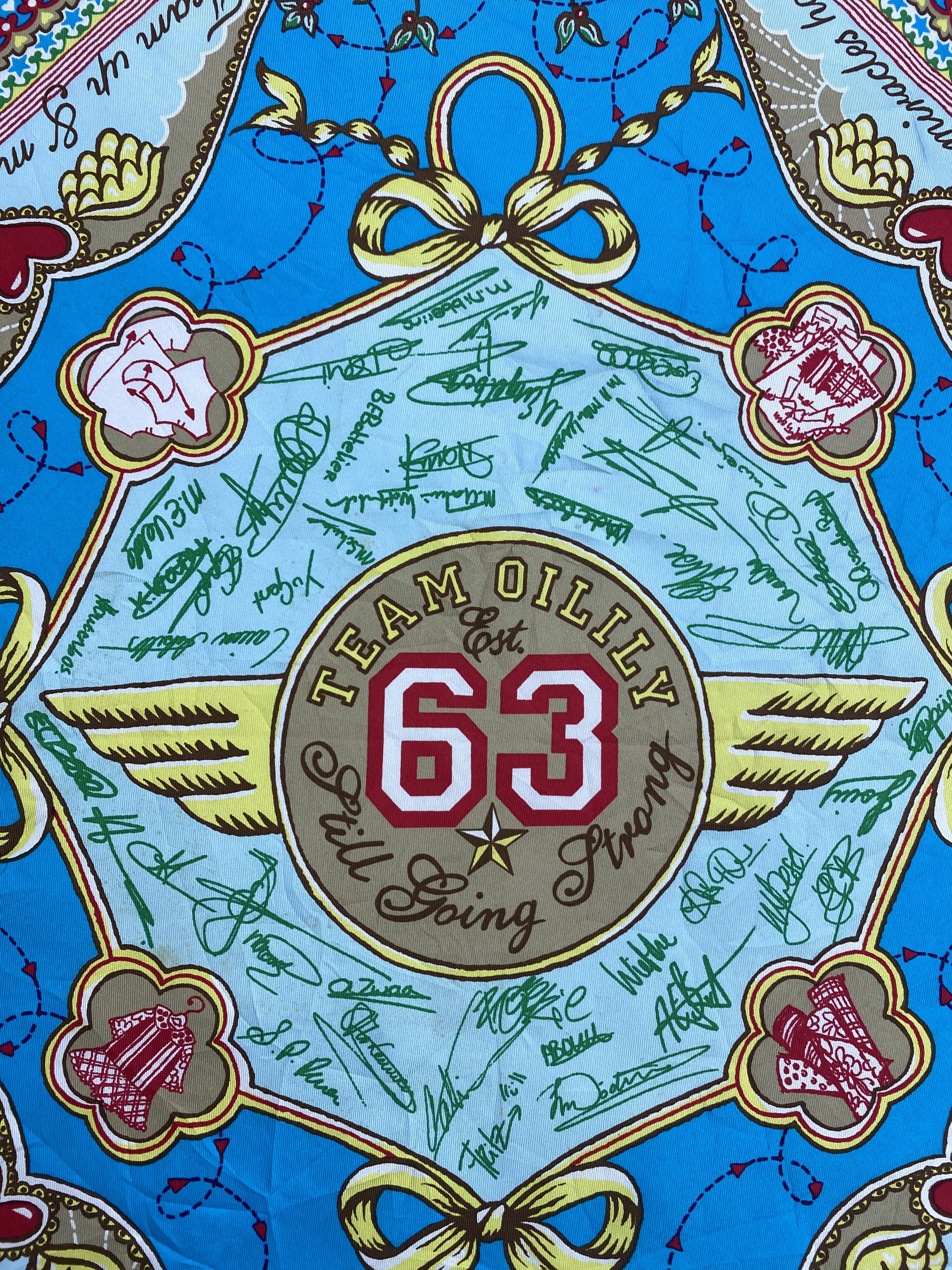 Oilily Team Oilily Silk Scarf Shawl Babushka head Scarf SN0054 Size ONE SIZE - 5 Thumbnail