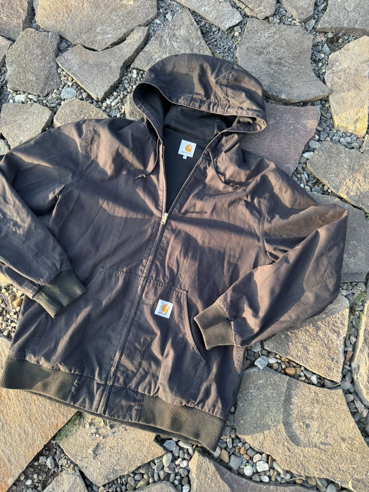Carhartt × Carhartt Wip × Vintage Carhartt Active Jacket Wip vintage brown Size US L / EU 52-54 / 3 - 2 Thumbnail