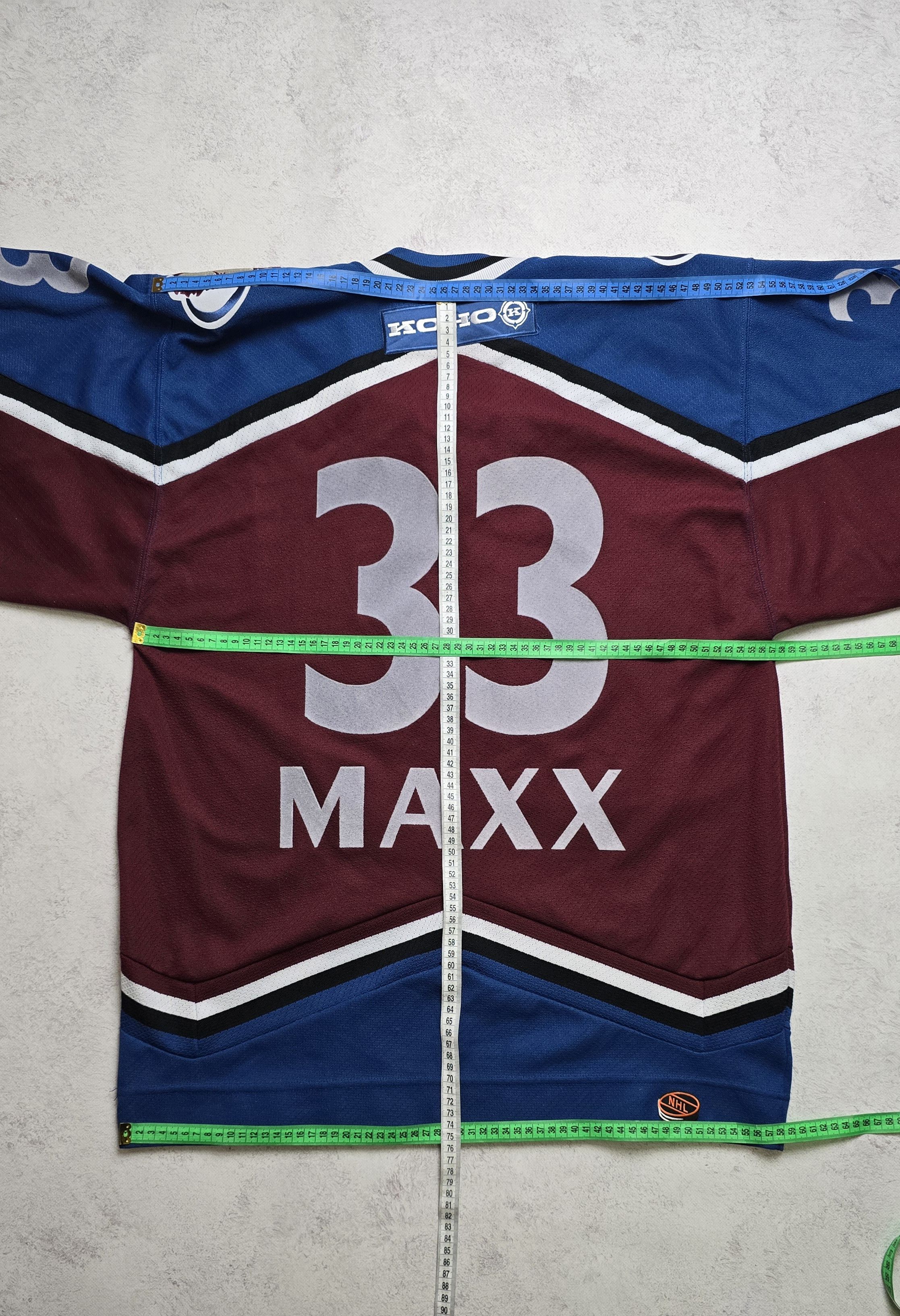 Koho Colorado Avalanche NHL Hockey Jersey Custom Name MAXX #33 Size US M / EU 48-50 / 2 - 4 Thumbnail