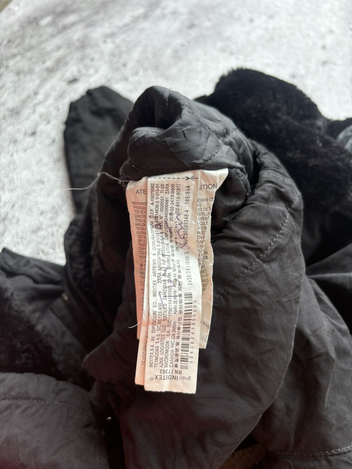 If Six Was Nine Y2k Zara Full black Unisex fur jacket Size S / US 4 / IT 40 - 8 Thumbnail