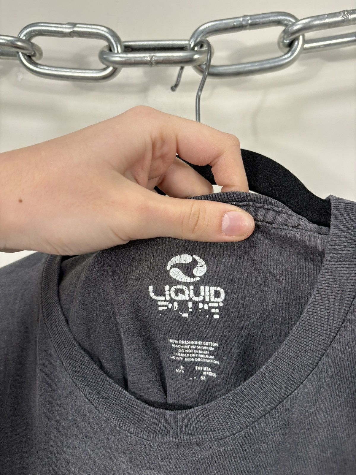 Liquid Blue Vintage Pink Floyd Dark Side Of The Moon 2009 Black Band Tee Size US M / EU 48-50 / 2 - 6 Thumbnail