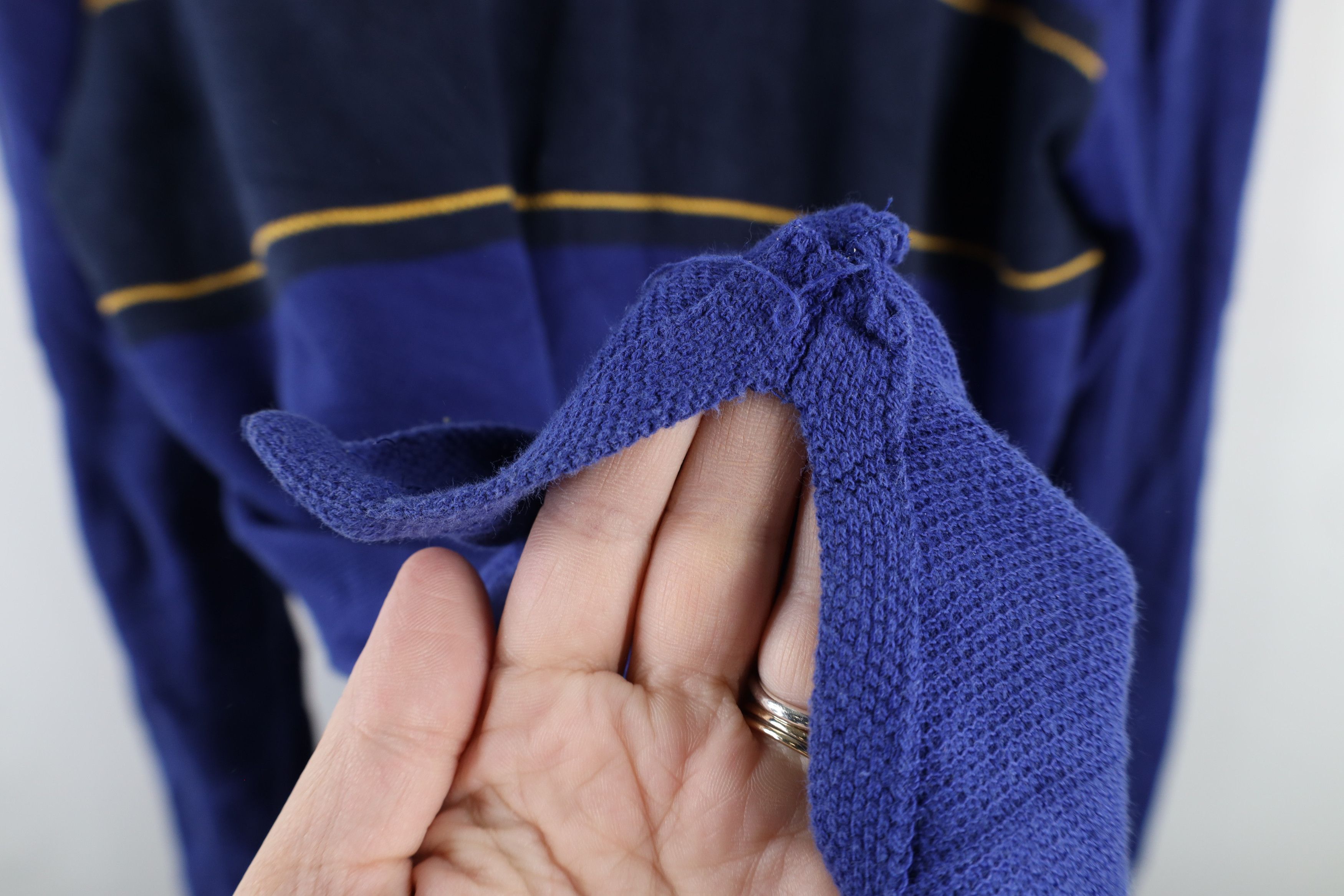 Ralph Lauren Vintage 90s Ralph Lauren Block Thermal Waffle Knit Polo Size US XL / EU 56 / 4 - 7 Thumbnail