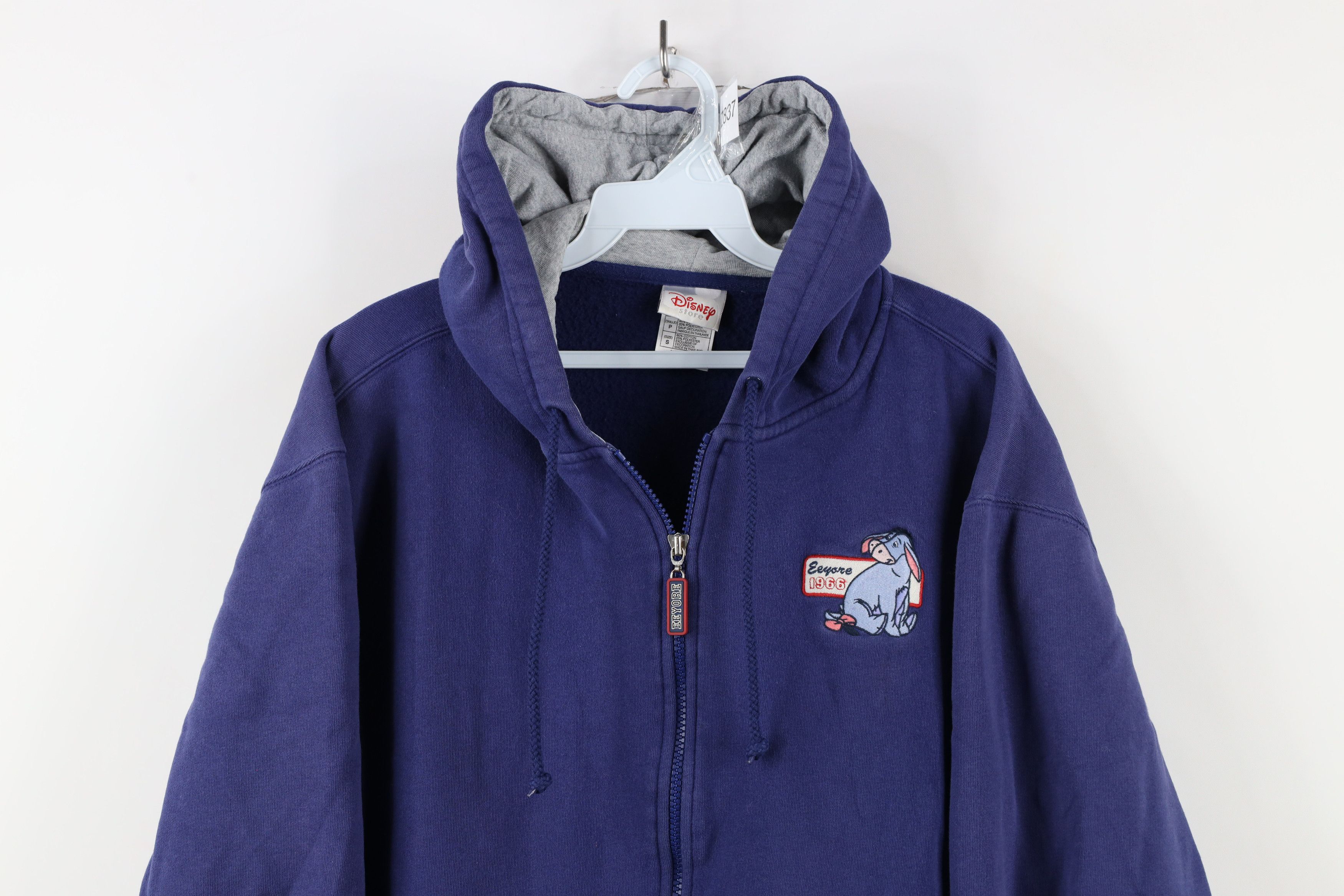 Disney × Vintage Vintage 90s Disney Winnie the Pooh Eeyore Full Zip Hoodie Size S / US 4 / IT 40 - 2 Thumbnail