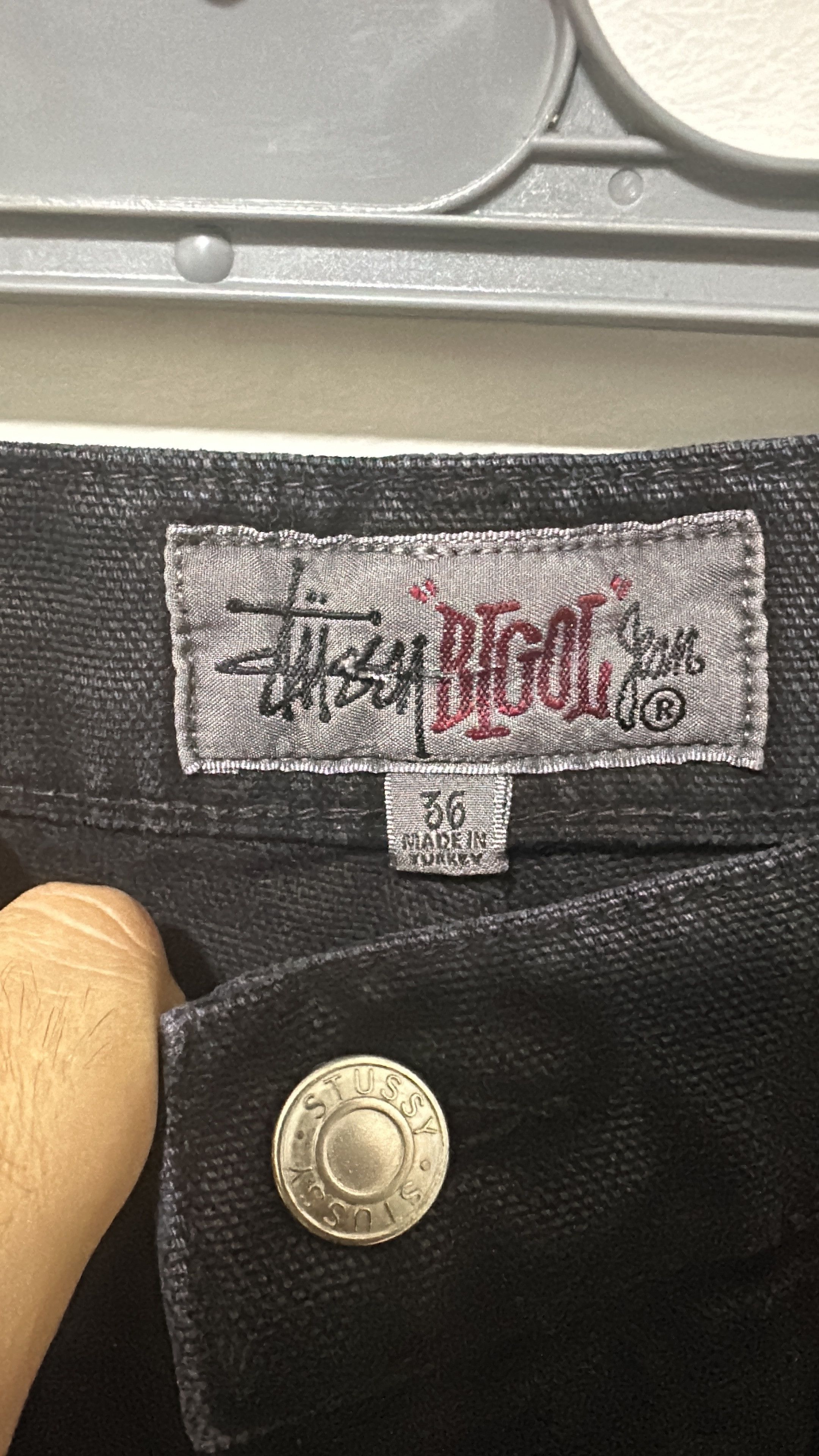 Stussy Stussy Big Ol Jean Black Size 36 Size US 36 / EU 52 - 4 Thumbnail