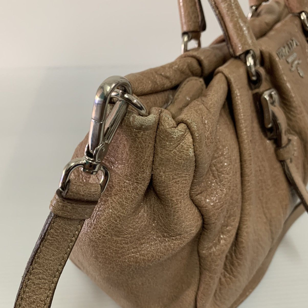 Prada Prada Leather Small Shoulder Bag Size ONE SIZE - 7 Thumbnail