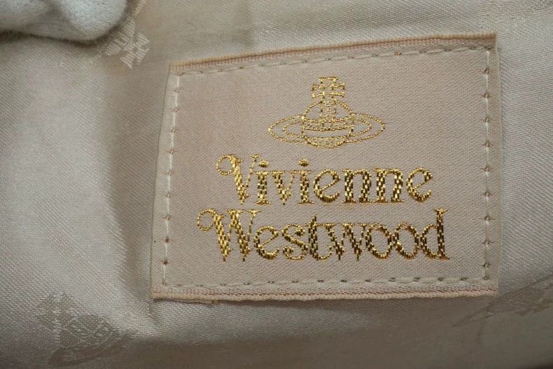 Vivienne Westwood Vivienne Westwood Brown half-circle lace-trimmed leather h Size ONE SIZE - 7 Thumbnail