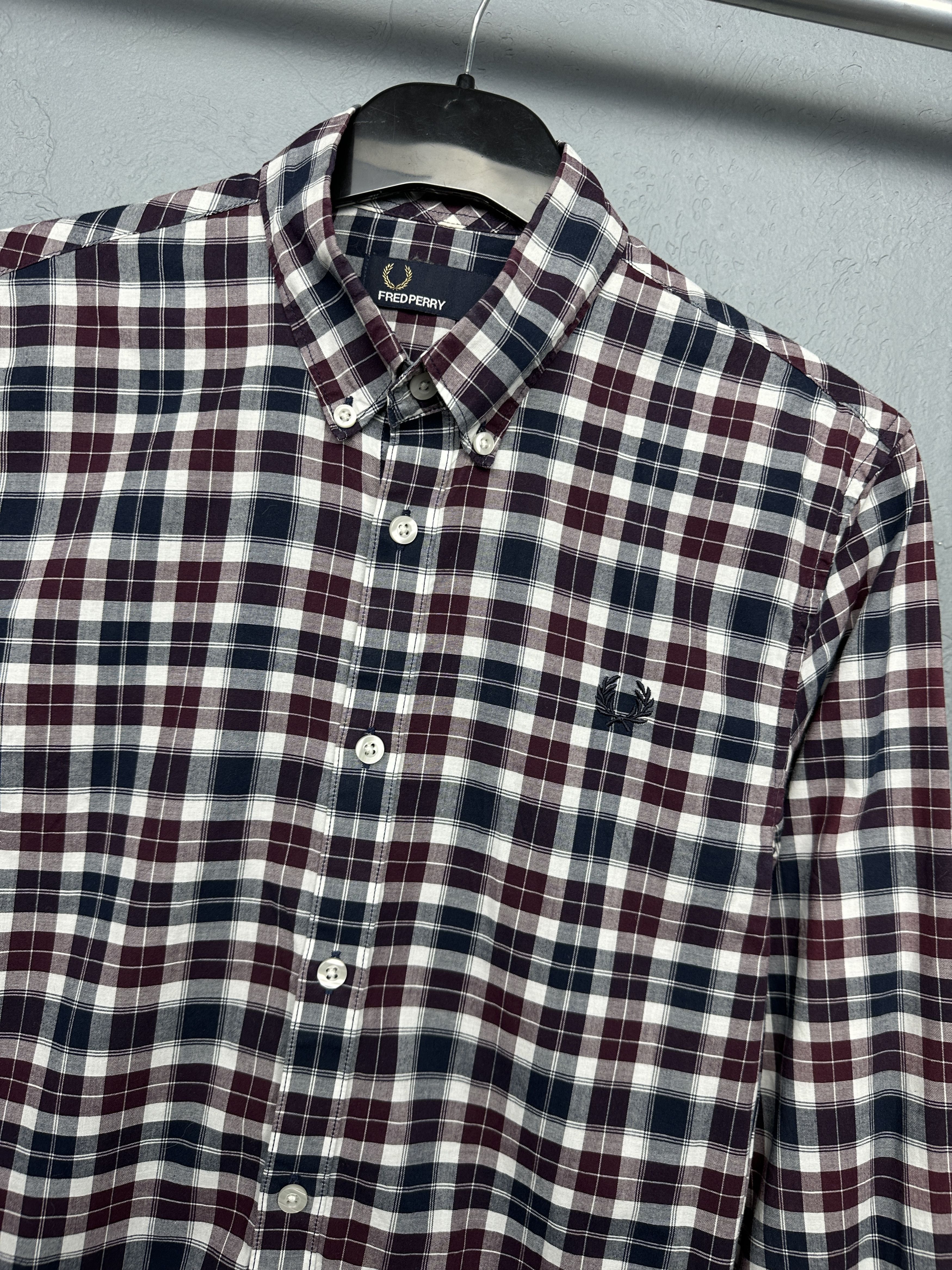 Fred Perry Fred Perry Mens Long Sleeve Shirt Size US S / EU 44-46 / 1 - 2 Thumbnail