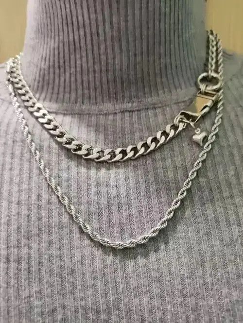 Jewelry × Vintage Punk gothic necklace vintage chain Size ONE SIZE - 1 Thumbnail