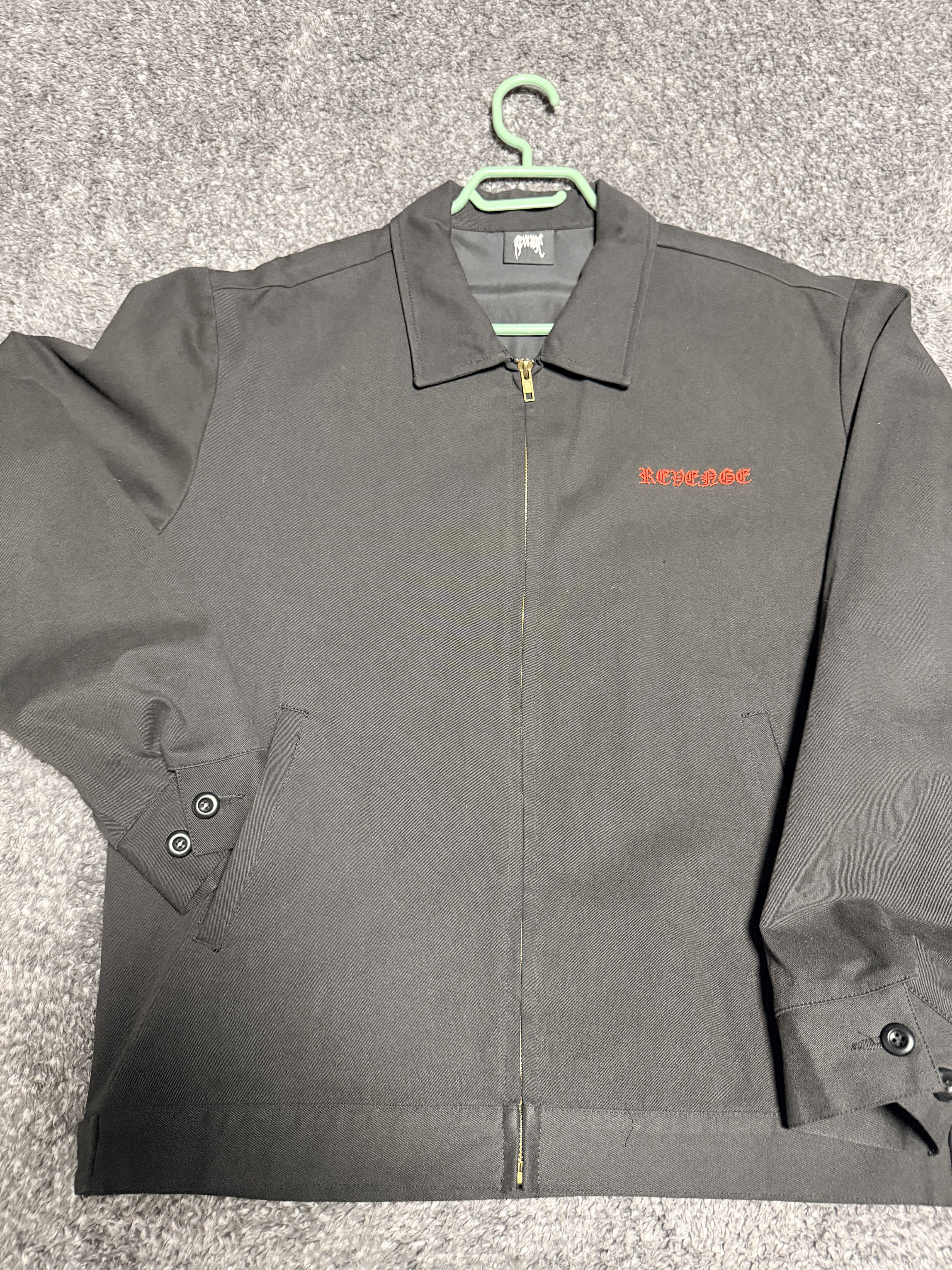 Revenge PLAYBOY BLACK EMBROIDERED WORK JACKET (2020) Size US S / EU 44-46 / 1 - 2 Thumbnail