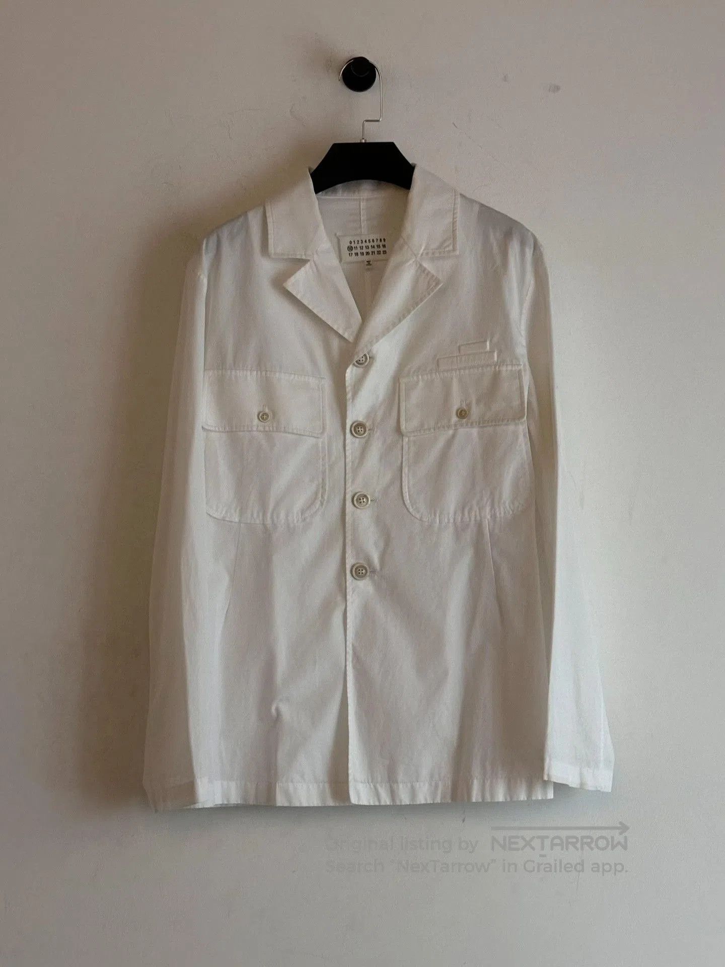 Maison Margiela Maison Margiela White of White S/S 2020 Blazer. Size US M / EU 48-50 / 2 - 1 Thumbnail