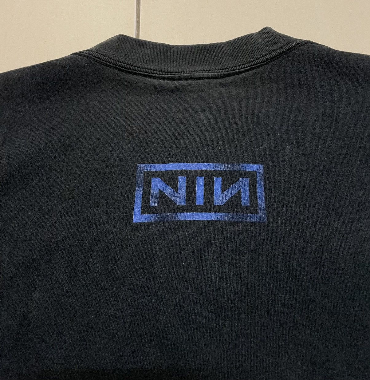 Band Tees Vtg 90s Nine Inch Nails The Fragile Tour 1999 Blue Blur Tee Size US L / EU 52-54 / 3 - 4 Thumbnail