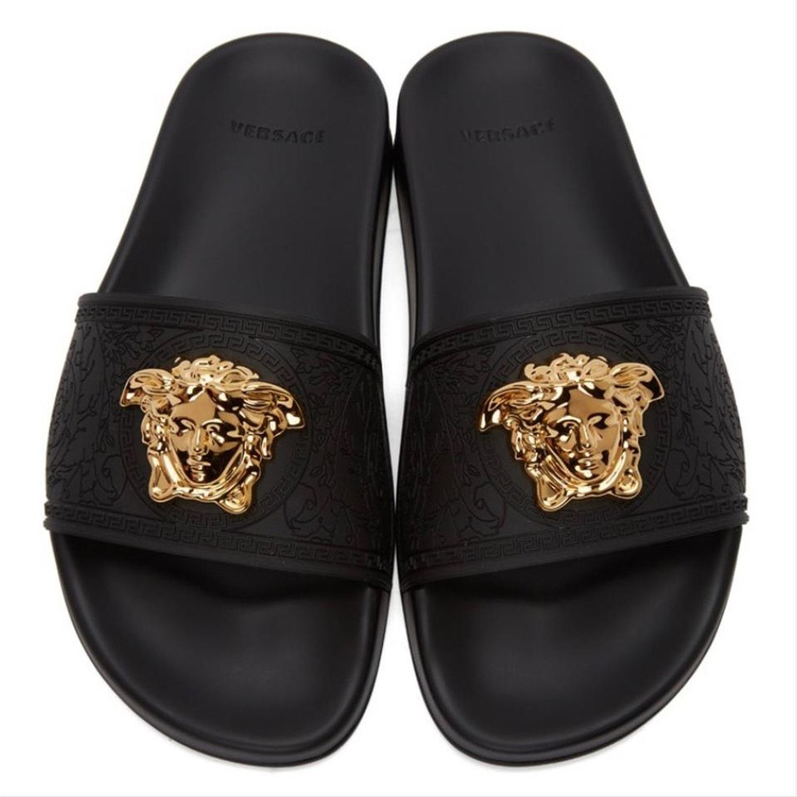 Versace Medusa logo rubber slides 37 Size US 7 / IT 37 - 1 Thumbnail