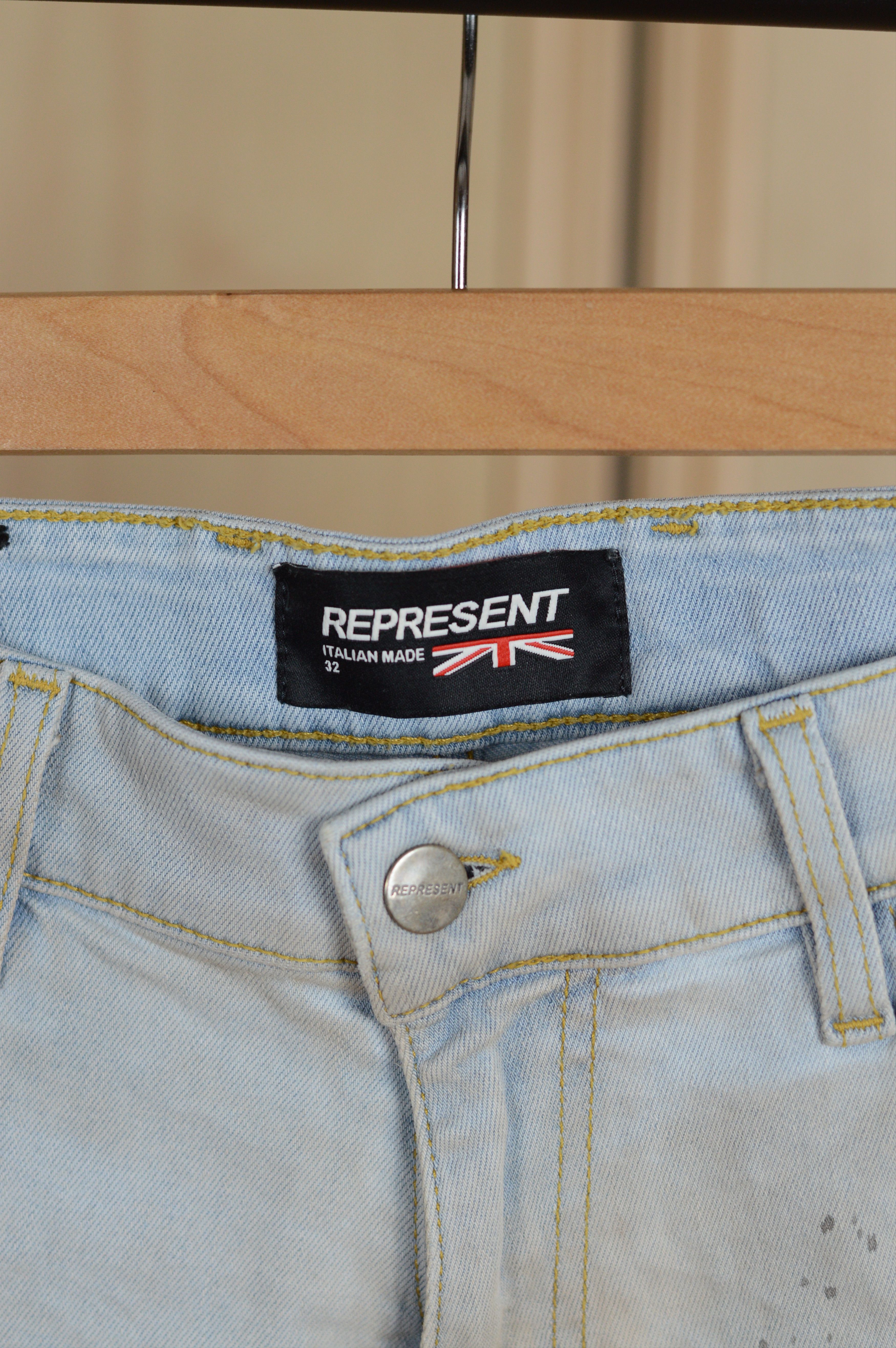 Represent Clo. Represent Distressed Denim Dirt Jeans Pant Size US 32 / EU 48 - 5 Thumbnail