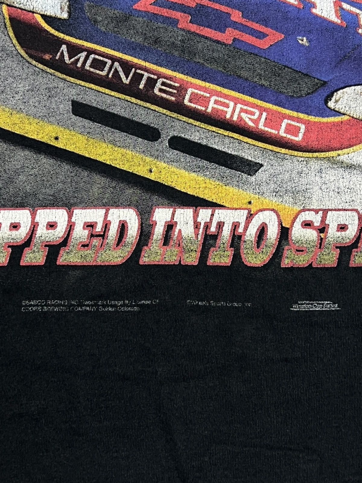 Vintage Vintage Sterling Marlin NASCAR Driver Coors Light Promo Tee Size US L / EU 52-54 / 3 - 3 Thumbnail
