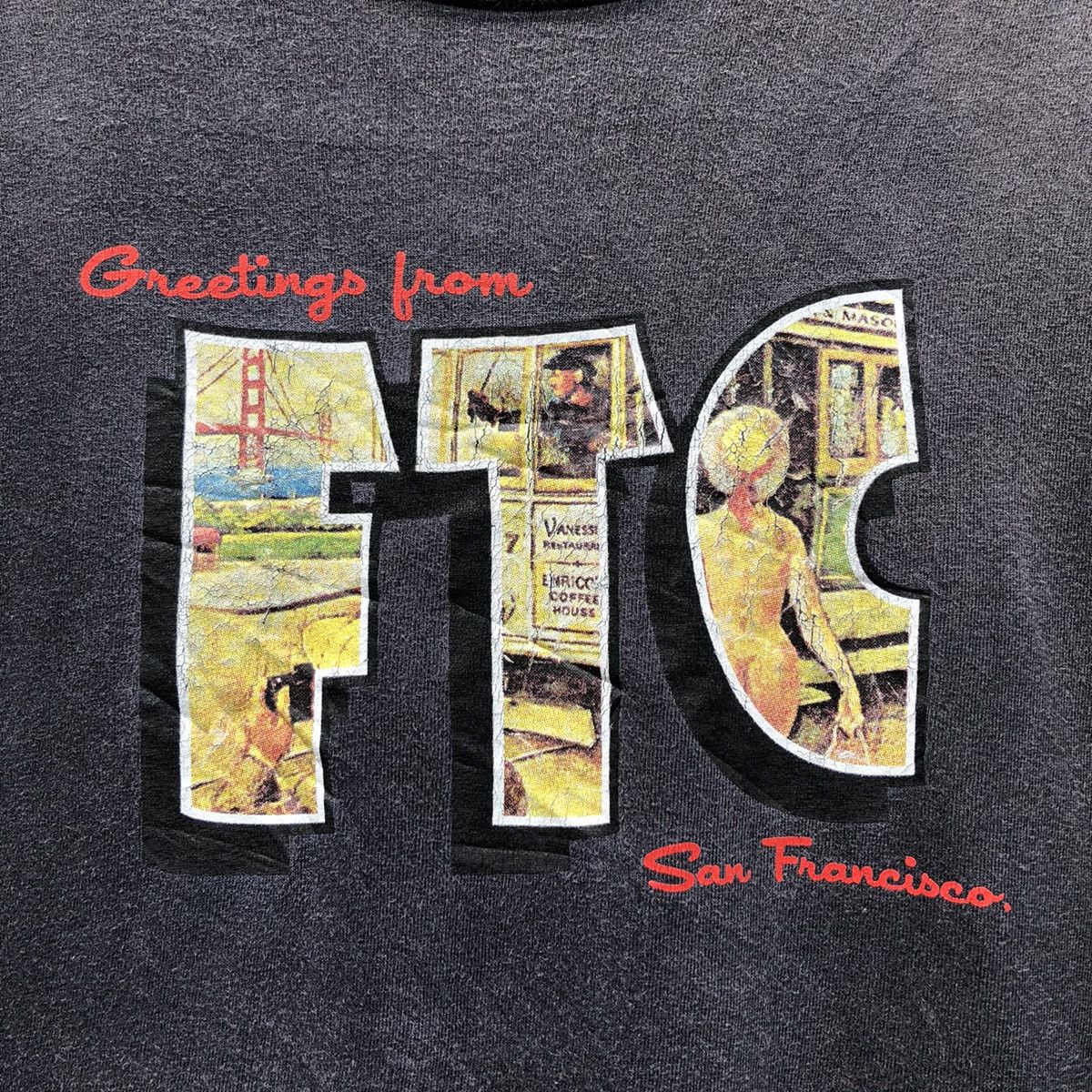 FTC 💢Sunfaded💢 Vintage FTC Skate San Francisco Tee Size US L / EU 52-54 / 3 - 4 Thumbnail